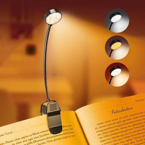 Luz Led De Lectura Recargable Usb Para Libros Y Para La Cama 0