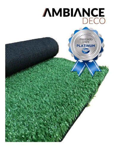 Premium 15 mm Synthetic Grass 2 x 7.20 m (14.40 m2) - Residential Use - Easy Installation - Natural Look - Eco-Friendly - Ambiance Deco 2