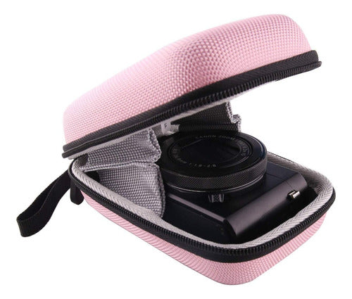 Werjia Rigid EVA Travel Case for Panasonic Lumix Digital Camera - Pink 0