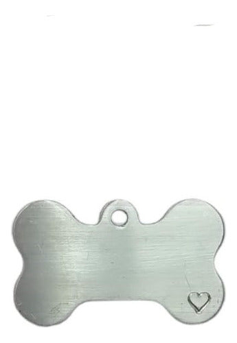 Luna Accesorios Dog Tags S/grave Bone With Clover Heart Paw 90u 3