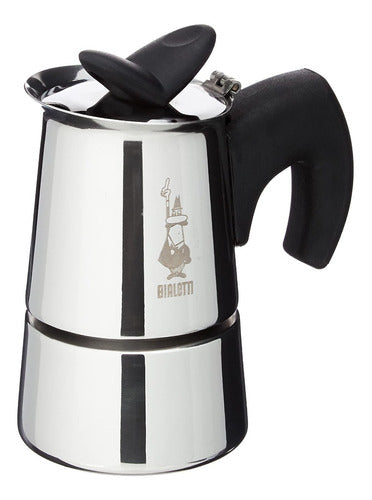 Bialetti Musa 1 Cup Cafetera Expreso Italiana Acero Inox 0