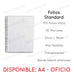 Libreria Aguilar 200 Folios Oficio Standard Borde Reforzado Cristal Folder 1