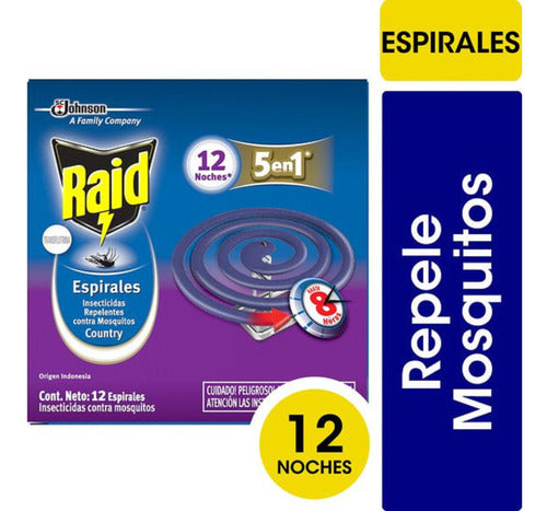 Raid Country Caja 12 Espirales 0