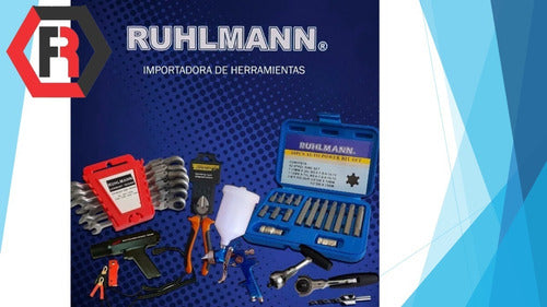 Ruhlmann 3-Piece Spark Plug Socket Kit 16 18 and 21 mm 3