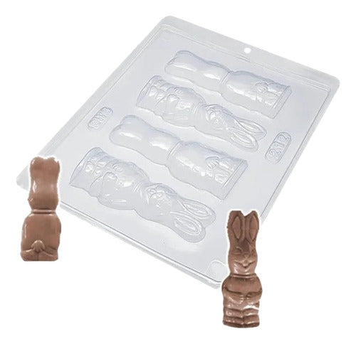 BWB Chocolate Bunny Easter Molds Acetate Pastry 1