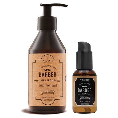 Shampoo Para Pelo Y Barba + Serum Para Barba Primont Barber 0