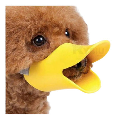 Flexible Silicone Duck Type Dog Muzzle - Once 0