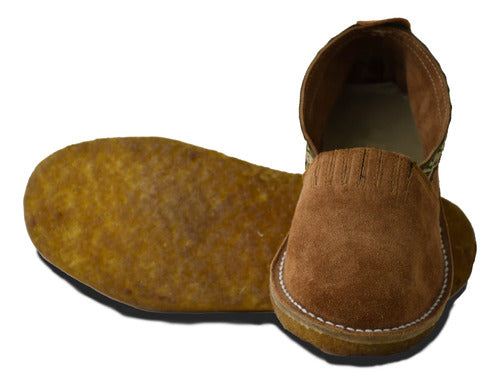 Hechos Leather Leather Alpargata with Rubber Sole 1