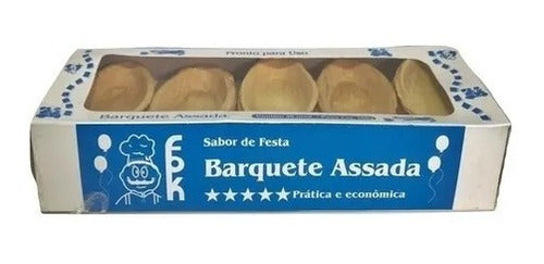 Barquete Assada Para Rechear C/40un 1