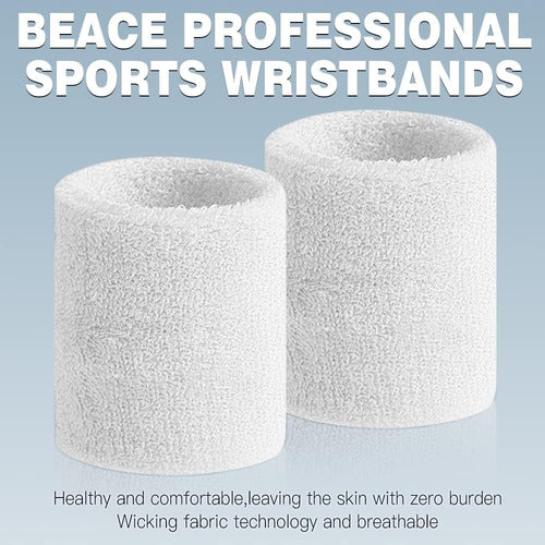 BEACE Sweatbands Sports Wristband for Men and Women 3