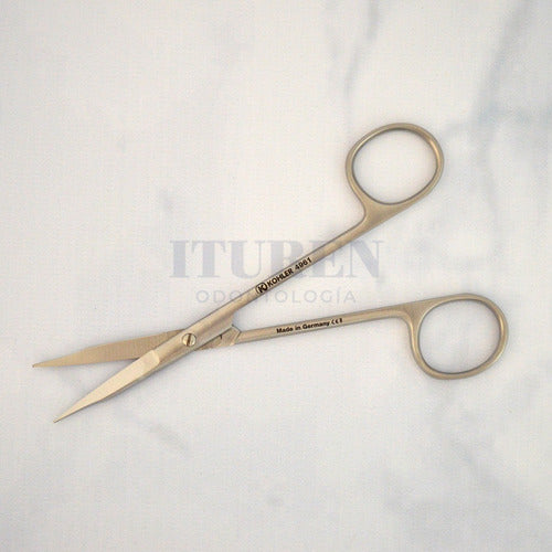 Kohler 4961 Goldman-Fox Straight Scissors 12.5cm Dentistry 2