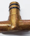 Genuine F&V Brass Original Long Washbasin Tee Connector 0