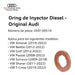 Audi Diesel Injector O-Ring for A4 2005 to 2022 3