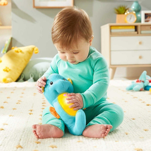 Fisher-Price Plush Baby Comfort Toy - Seahorse Stimulation New 3