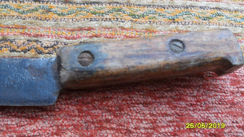 Antiguo Cuchillo Casero Curvo No Machete Hoz Neife 5