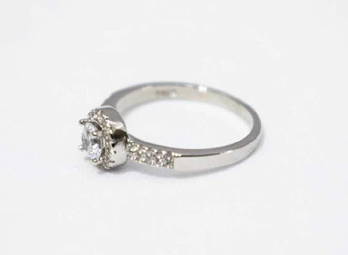 Joyas Nusyn New Solitaire Ring with Cubic Zirconia in 925 Silver 2