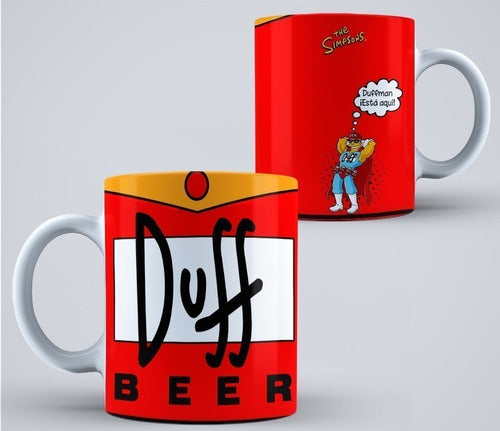 The Simpsons Mug Design Template Kit M4 1