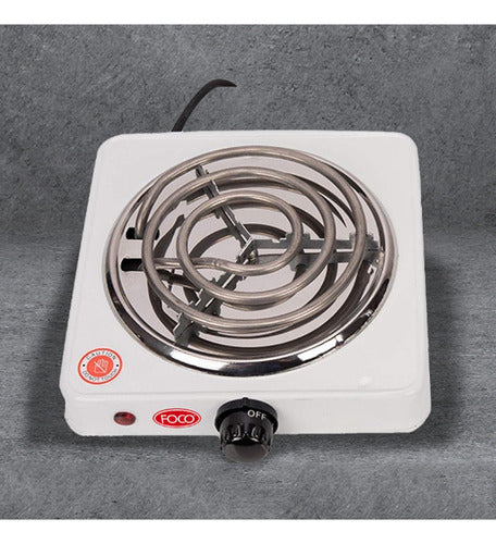 Foco Electric Stove 1 Burner with Thermostat 5 Temperature Levels 3