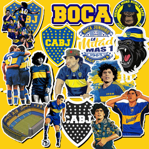 Pack De Stickers De Boca Juniors Por 30 Unidades 1