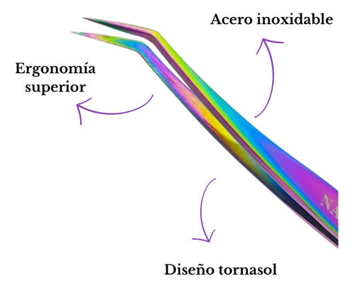 Nagaraku Original Curva Tornasol Extensión Pestañas X1 2