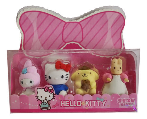 Hello Kitty and Friends Erasers * 4 Pcs 0