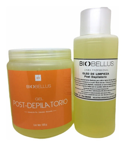 Gel + Óleo Post Depilatorio 1000g/500ml Biobellus 0