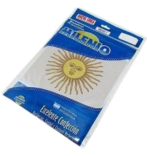 Argentinian Millenio Fabric Flag with Sun 60x96cm 0