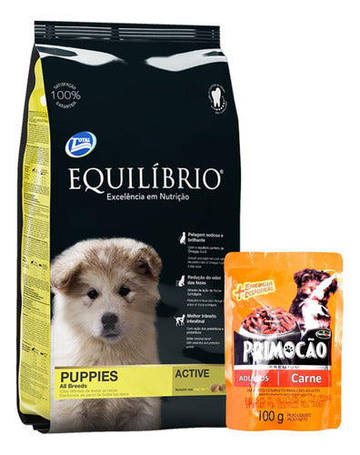 Equilíbrio Puppy Food All Breeds 2 Kg + Sauce 0