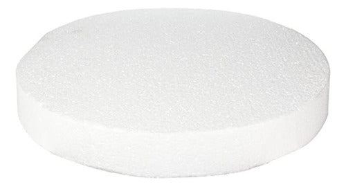 Oasis Supply 746984 Dummy Round Cake 14 X 2 Blanco 0