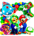 50 Super Mario Bros Luigi Art Balloons Birthday Decoration 3