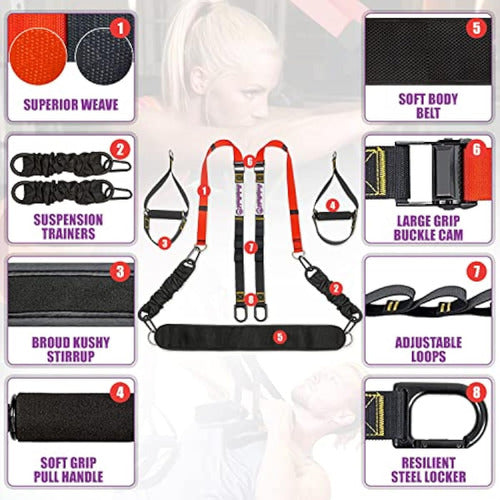 BodyBudd Home Training Equipment Set, System 1