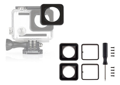 Kit Sustitución Lente De Carcaza Gopro Hero 3 Y 3+ Avant 0