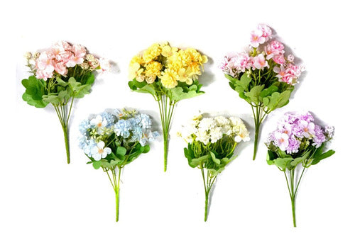 Sheshu Artificial Flower Decorative Bouquet Garden M3 1