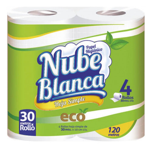 Papel Higiénico Nube Blanca 30mt. X64 Serviciopapelero 3