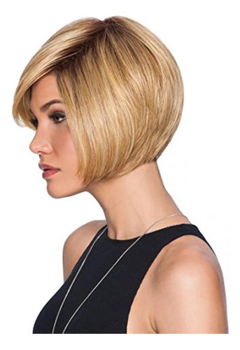 Hair U Wear Layered Bob True2Life Synthetic Wig with Style SS1488 Golden Wheat 4