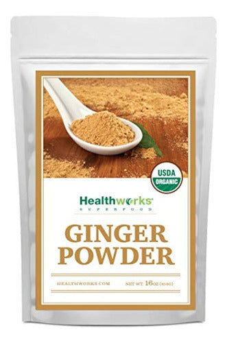 Healthworks Organic Raw Ginger Powder 0