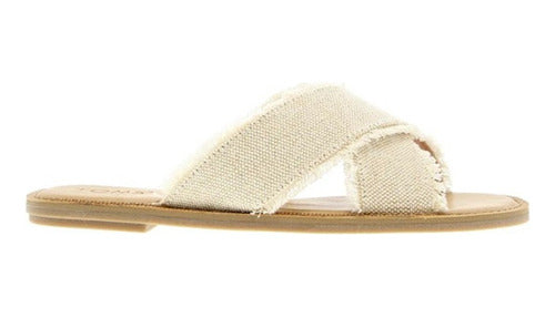 Toms Sandals Metall Jute Beige 0