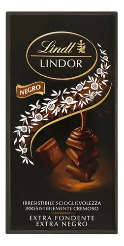 Lindt Lindor Extra Dark Chocolate Bar 60% Cocoa 100g 0