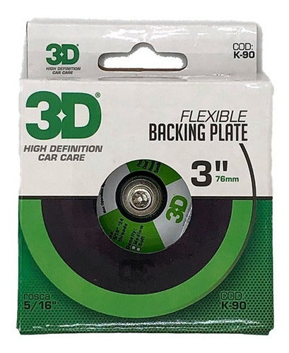 3D Backing Plate for Dual Action Machine - 5/16"-24 Thread 1