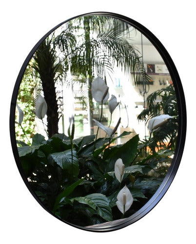 Temacasa Circular Round Mirror 50cm Iron Frame 0