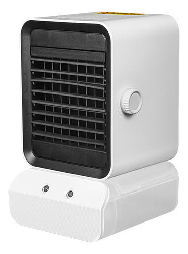 Mini Aquecedor Elétrico Doméstico Com Ventilador 0