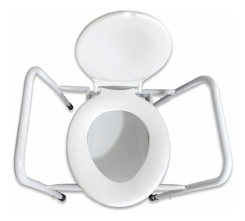 B. Romano Portable Iron Toilet with Adjustable Height 6