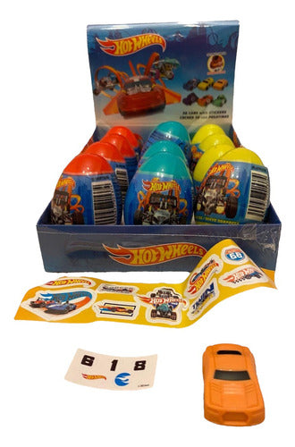 Brickell Candy 12 Surprise Eggs Hot Wheels - Original Licensed 0