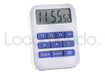 Luft Digital Quadruple Timer with Alarm Clock Magnet + Stand 4