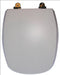 Padilak Verona Jazmin Wooden Toilet Seat with Chrome Hinges 0