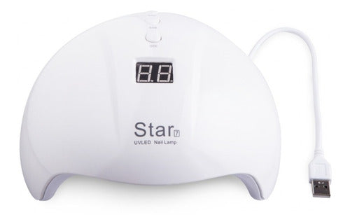 Star LED Nail Lamp with Timer 36W - Perfect for Gel Nails 1