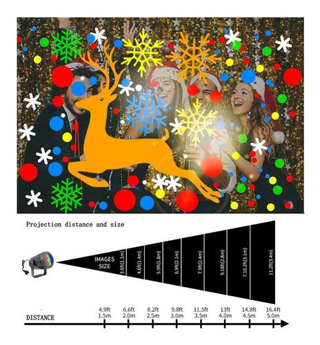 Novo Luz De Projetor A Laser Led De Decoração De Natal De 2