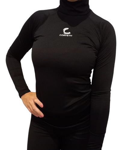 Corveth Long Sleeve Thermal Sports Shirt for Women 0