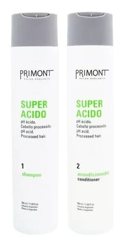 Primont Kit Super Acido Shampoo + Acondicionador 350 Ml 0