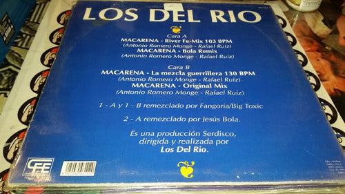 Los Del Rio Macarena (version Maquina) Vinilo Maxi Spain 93 6